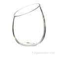 tazza di vetro di whisky di glencairn shot di borosilicato